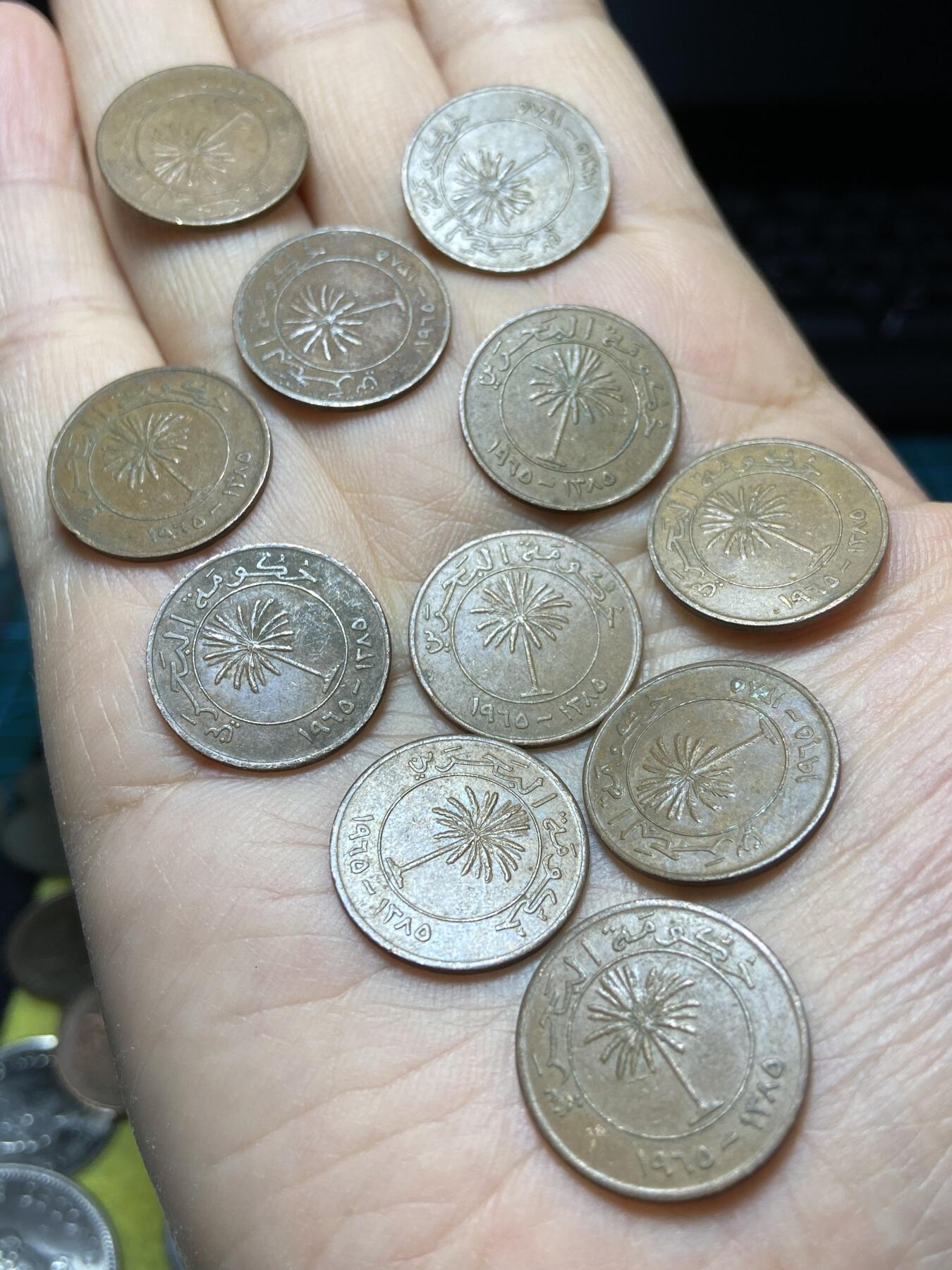 2025年第一百四十五场(总第一百七十一场）高品质英国一线回流散币年末特拍场第二场(免佣金) 巴林🇧🇭1965年5费尔11枚