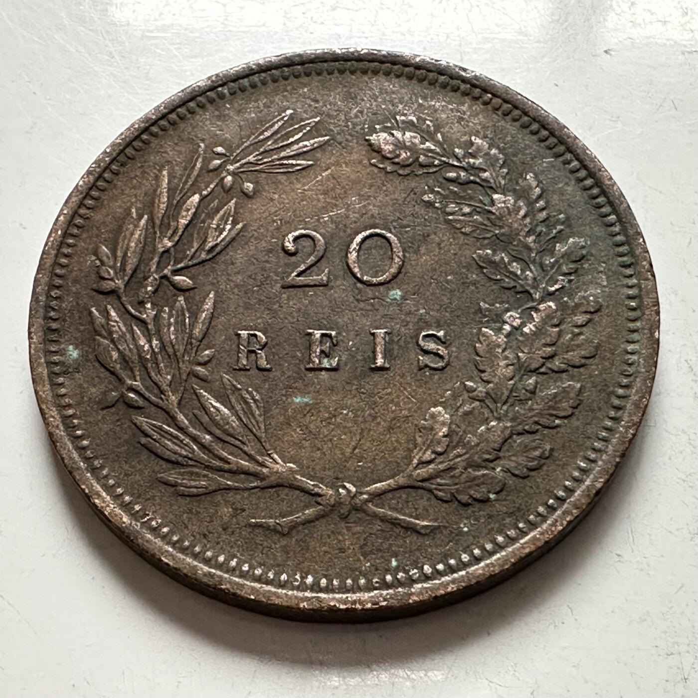 🌹外币初藏🌹🐯2025年第144场  每周二四六晚8️⃣点 接代拍 葡萄牙1891年20瑞斯