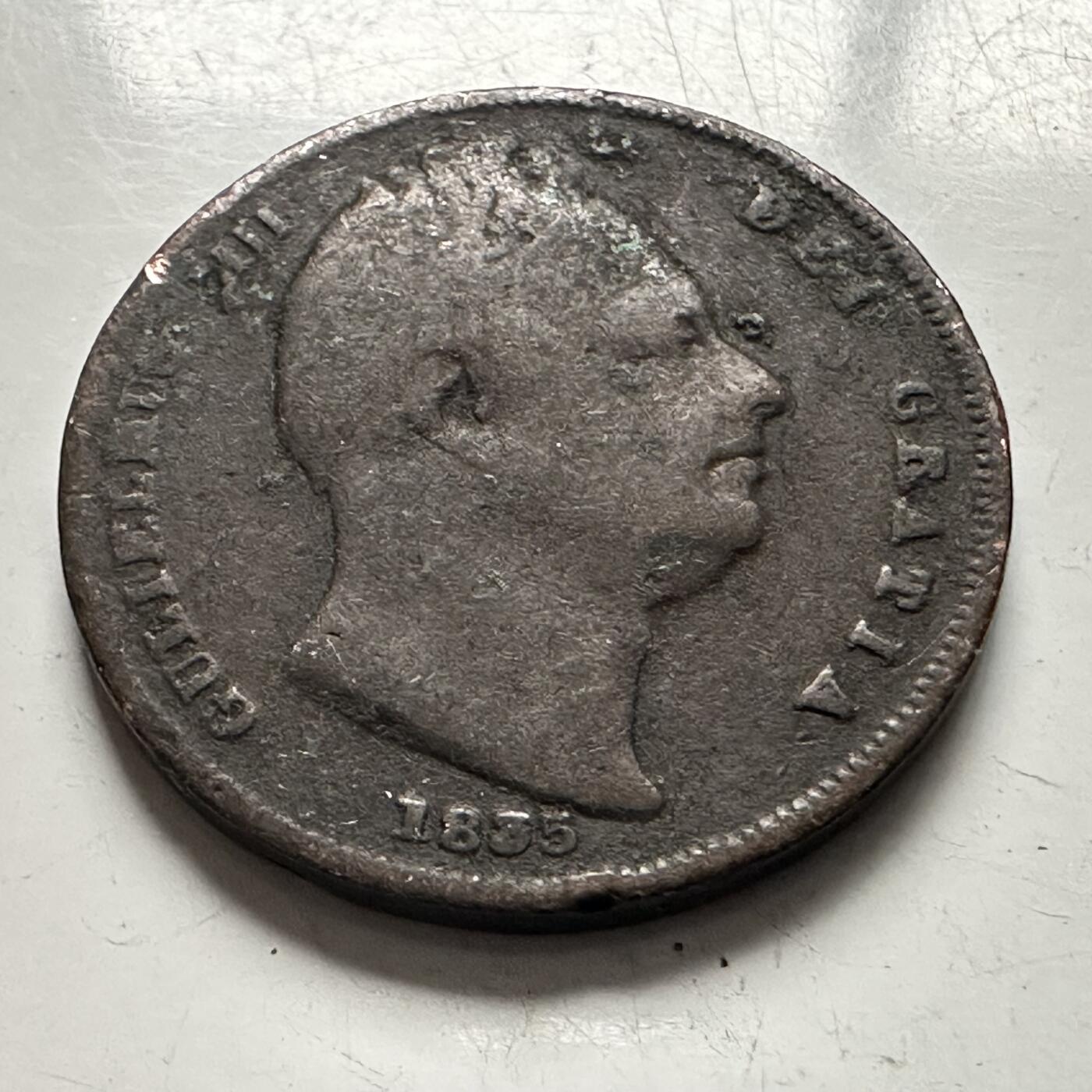 🌹外币初藏🌹🐯2025年第144场  每周二四六晚8️⃣点 接代拍 英国1835年乔治三世一法新