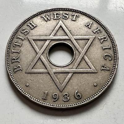 🌹外币初藏🌹🐯2025年第144场  每周二四六晚8️⃣点 接代拍 - 英属西非1936年一便士 乔五版