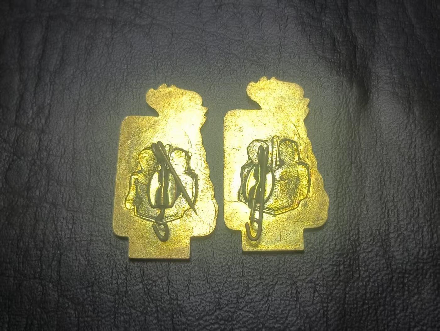 罗岚⭐爱藏⭐甄选专拍第二场-分享拍场赚佣（实体店在建中···） 民主德国优秀青年学生证章 铜质一对