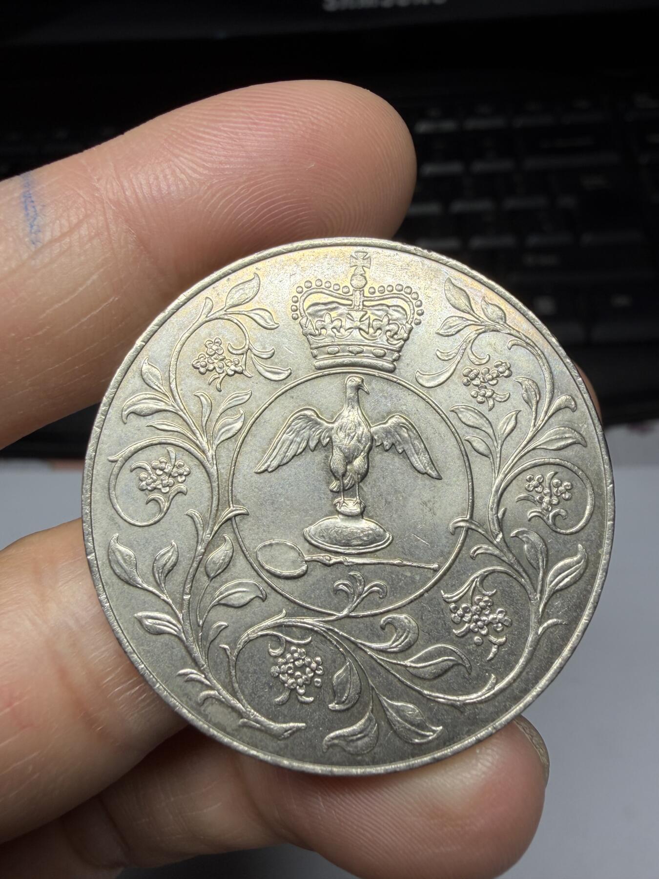 2025年集古藏今外币拍卖第十一期-第3场—（总第293拍），可以寄存60天，满160元包邮。 1972年英国克朗纪念币