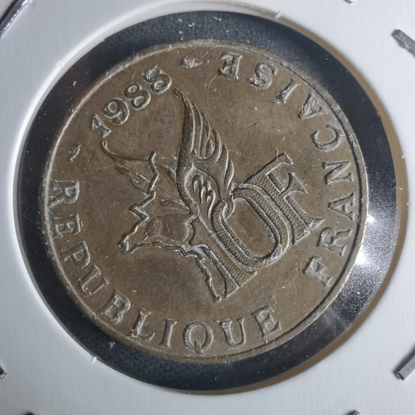 沼泽如烟--第942场 法国1988年10法郎