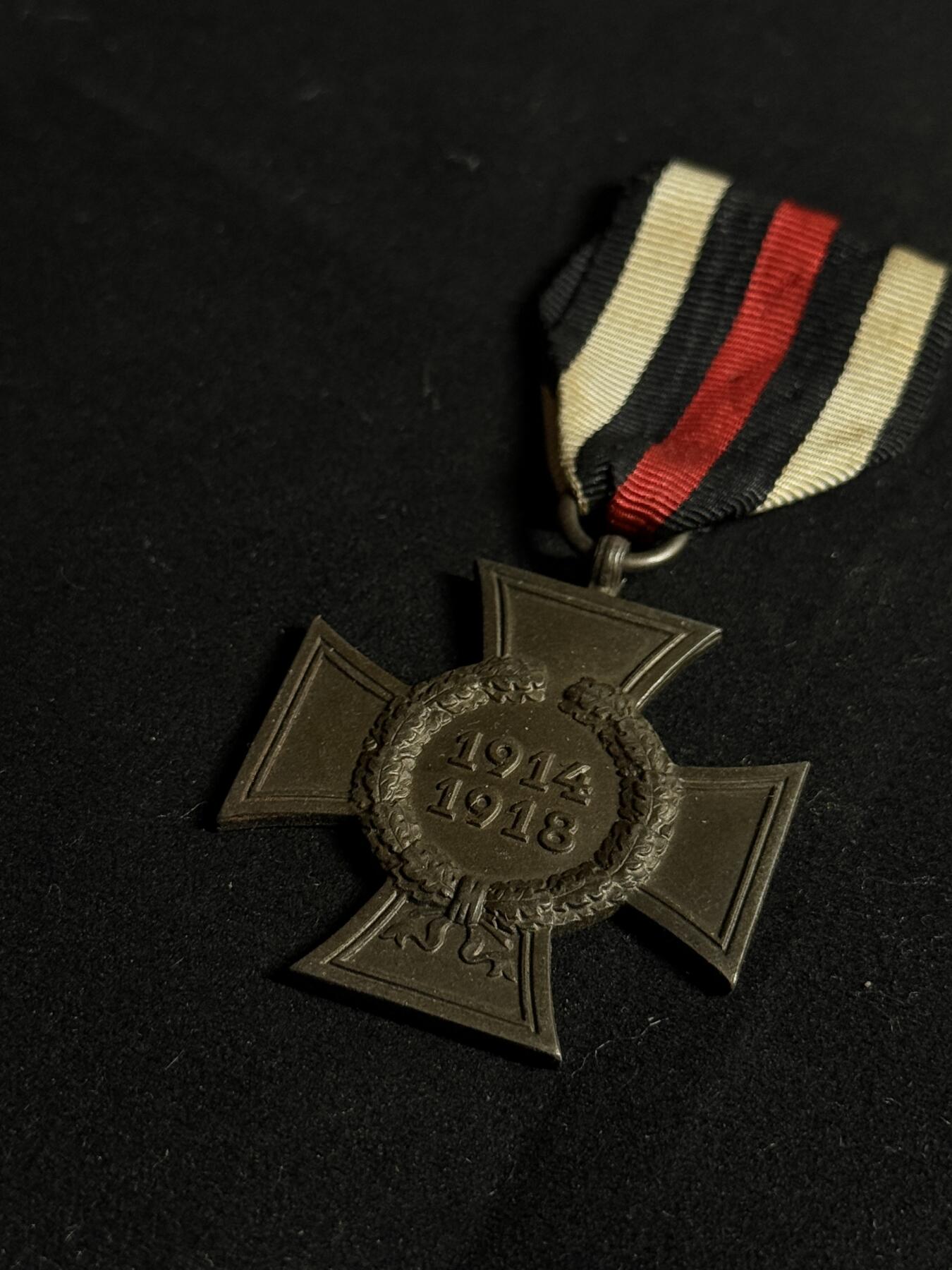 欢庆元旦！戎马世界章牌大赏第109期元旦大拍 德国一战兴登堡奖章，民事版