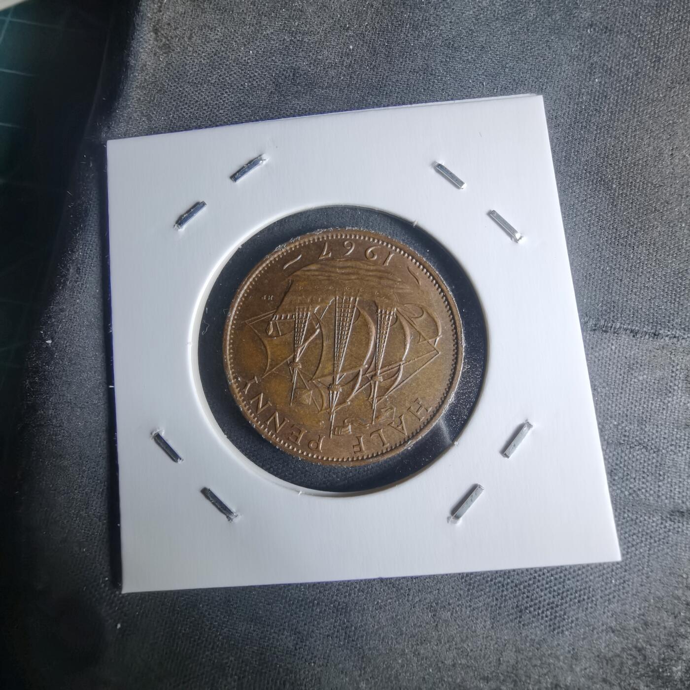 沼泽如烟--第942场 英国1967年半便士