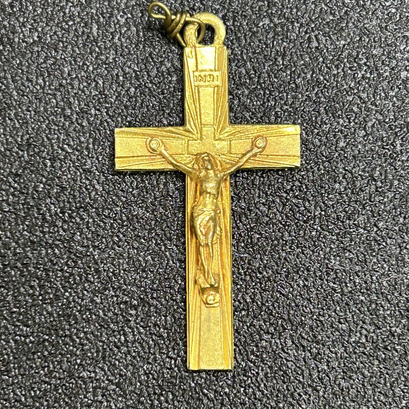 西秦中古拍卖第七十期 法国镀金天主教十字架