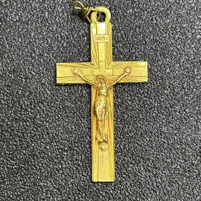 西秦中古拍卖第七十期 - 法国镀金天主教十字架