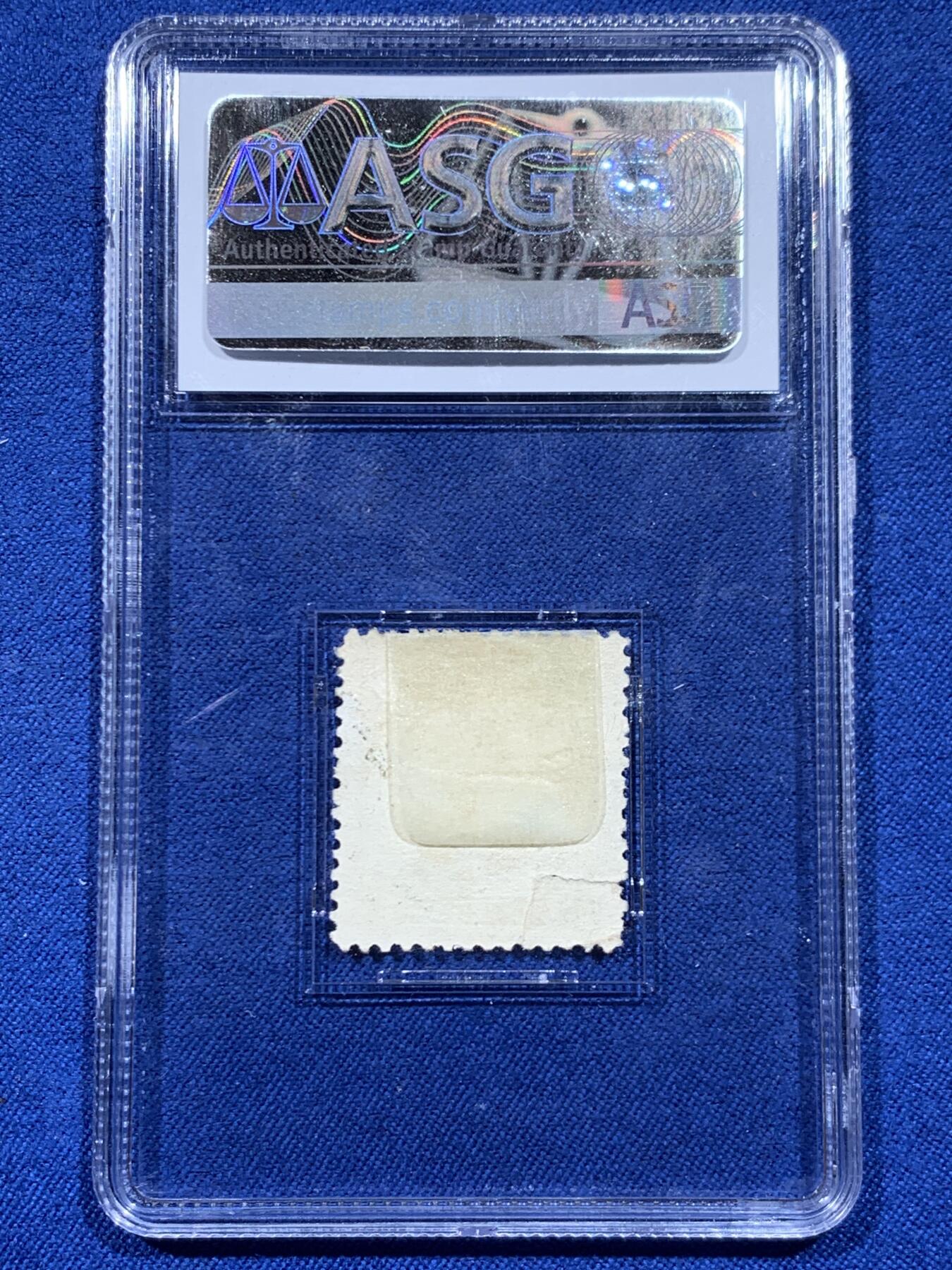 《竞宝斋》第450场 周日，周一，周二  3场连拍 （全场包邮，欢迎送拍） ASG F70 冠军分 民国1940年宋教仁贰分蓝色邮票 “中国宪政之父”，起草《中华民国临时约法》，1913年领导国民党赢得国会选举，主张责任内阁制，遭袁世凯刺杀于上海火车站，流通老墨印清晰可辨，包克旧藏名家标签 美国海军少校 著名中国钱币邮票收藏大家