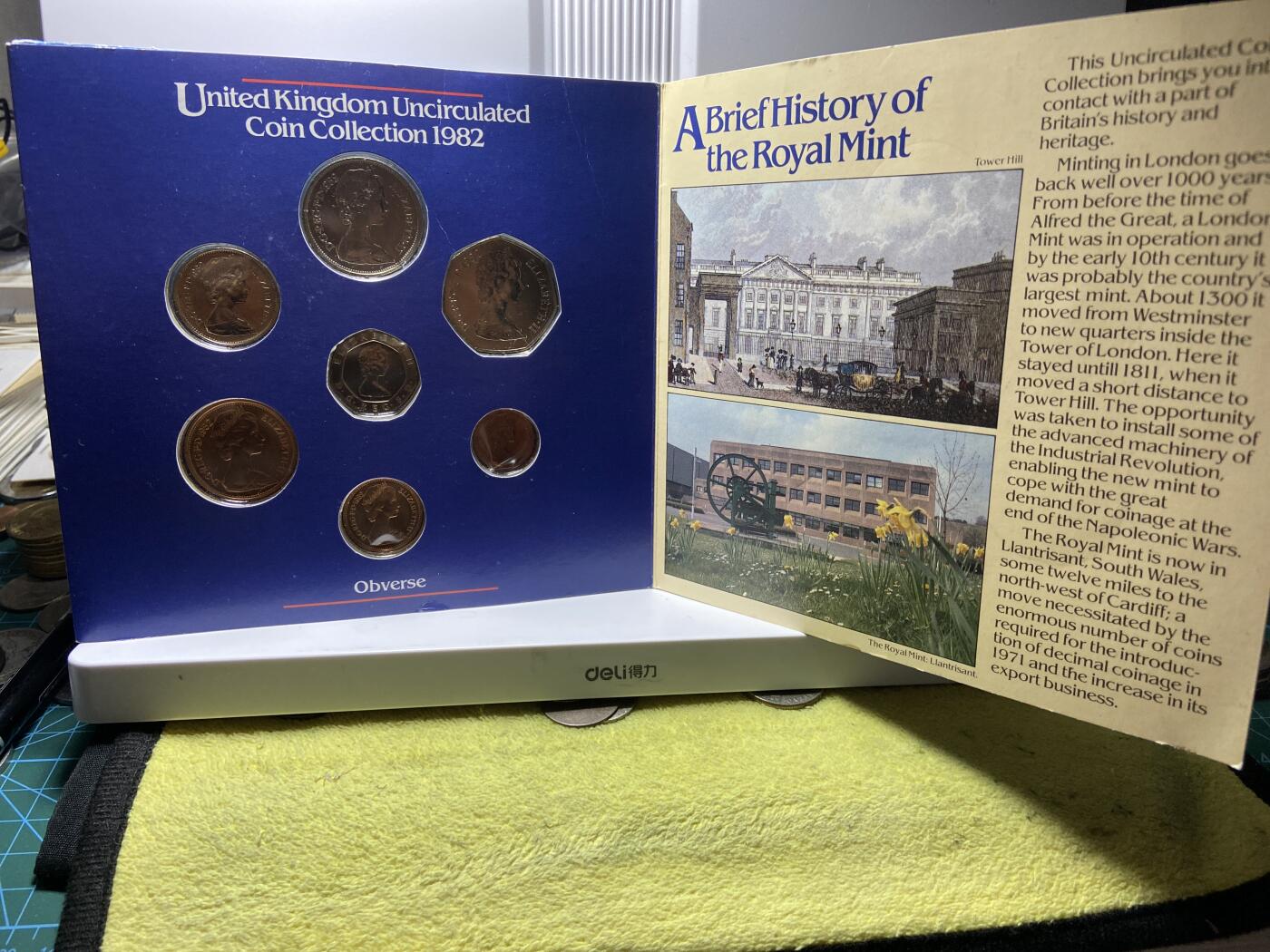 2025年第一百四十五场(总第一百七十一场）高品质英国一线回流散币年末特拍场第二场(免佣金) 英国🇬🇧1982年套币7枚(伊丽莎白二世中年花冠，十进制第二版，首发年仅发行3年)