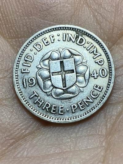 2025年第一百四十五场(总第一百七十一场）高品质英国一线回流散币年末特拍场第二场(免佣金) - 英国🇬🇧1940年3便士银币(乔治六世第一版，500银)