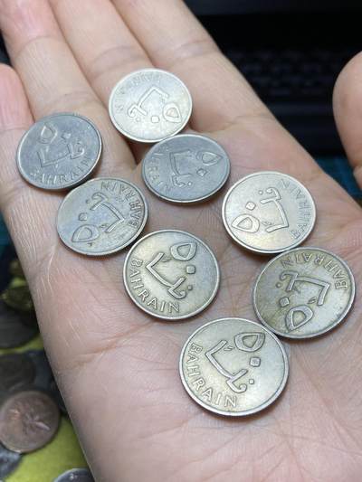 2025年第一百四十二场(总第一百六十八场）高品质英国一线回流散币年末特拍场第二场(免佣金) 巴林🇧🇭1965年50费尔8枚