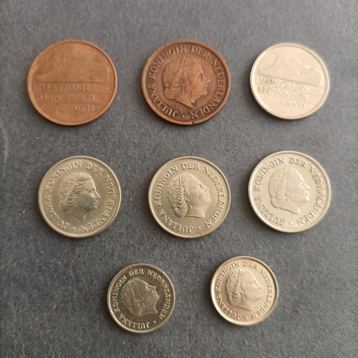 【游宝包邮场】蛇年第101期 世界各国纪念币 荷兰 8枚