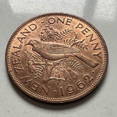 🌹外币初藏🌹🐯2025年第144场  每周二四六晚8️⃣点 接代拍 - 新西兰1962年一便士