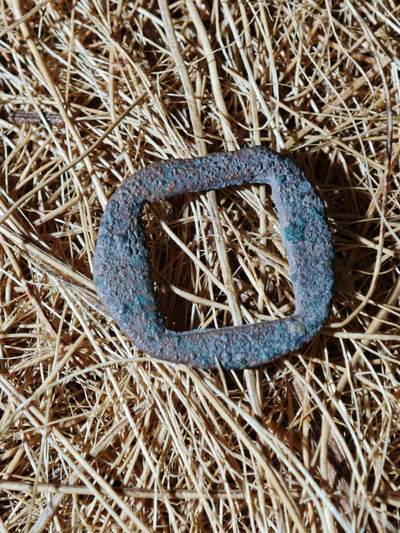 98期回流戒指饰品杂件纪念章丝路钱币专场 - 龟兹无文