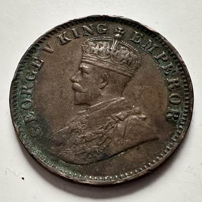 🌹外币初藏🌹🐯2025年第144场  每周二四六晚8️⃣点 接代拍 - 印度1919年1/4安娜铜币