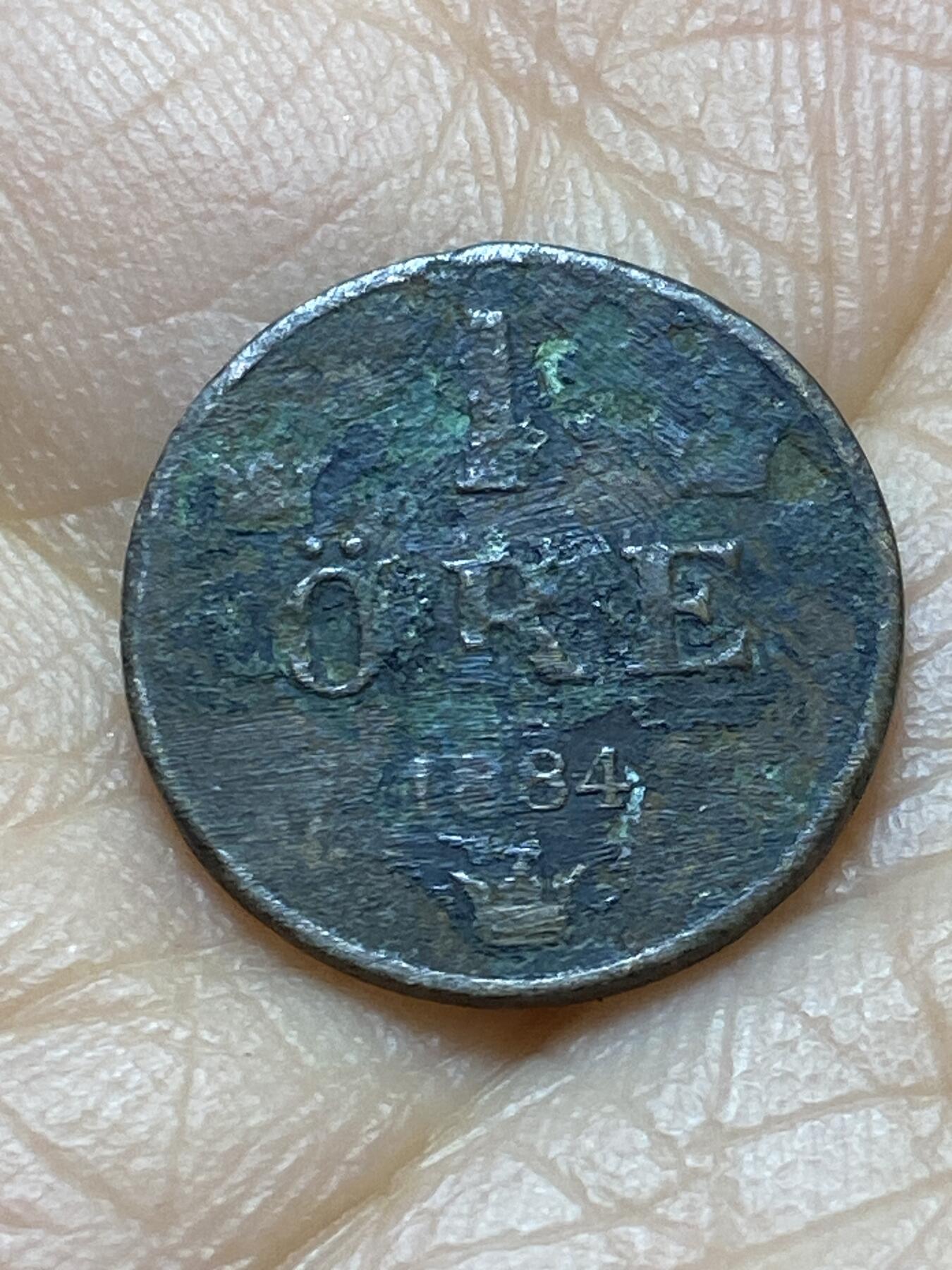 2025年第一百四十五场(总第一百七十一场）高品质英国一线回流散币年末特拍场第二场(免佣金) 瑞典🇸🇪1884年1欧尔(奥斯卡二世第三版)