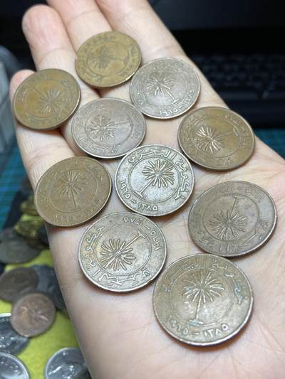 2025年第一百四十五场(总第一百七十一场）高品质英国一线回流散币年末特拍场第二场(免佣金) - 巴林🇧🇭1965年10费尔10枚