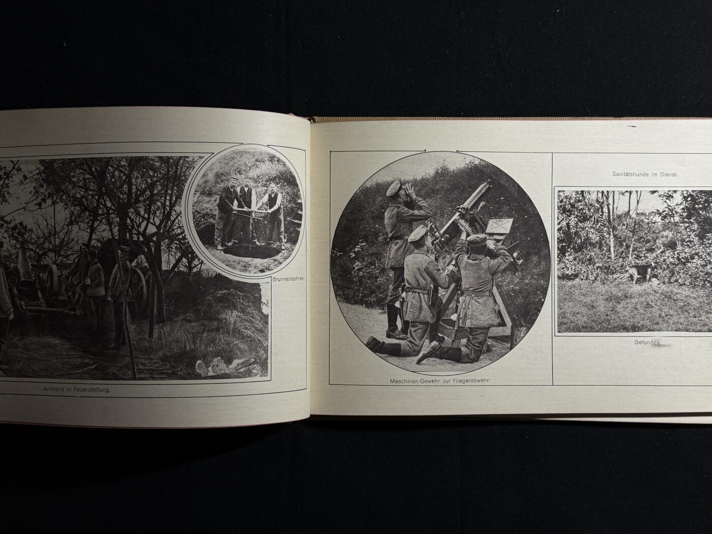 欢庆元旦！戎马世界章牌大赏第109期元旦大拍 德国部队一战画册，共计110页，有老化脱落但是未缺页，有该部队的相关百科介绍