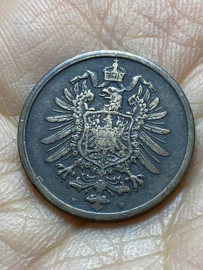 2025年第一百四十五场(总第一百七十一场）高品质英国一线回流散币年末特拍场第二场(免佣金) - 稀少厂标好品–德意志帝国1874年2芬尼(威廉一世时期，H标达姆施塔特造)