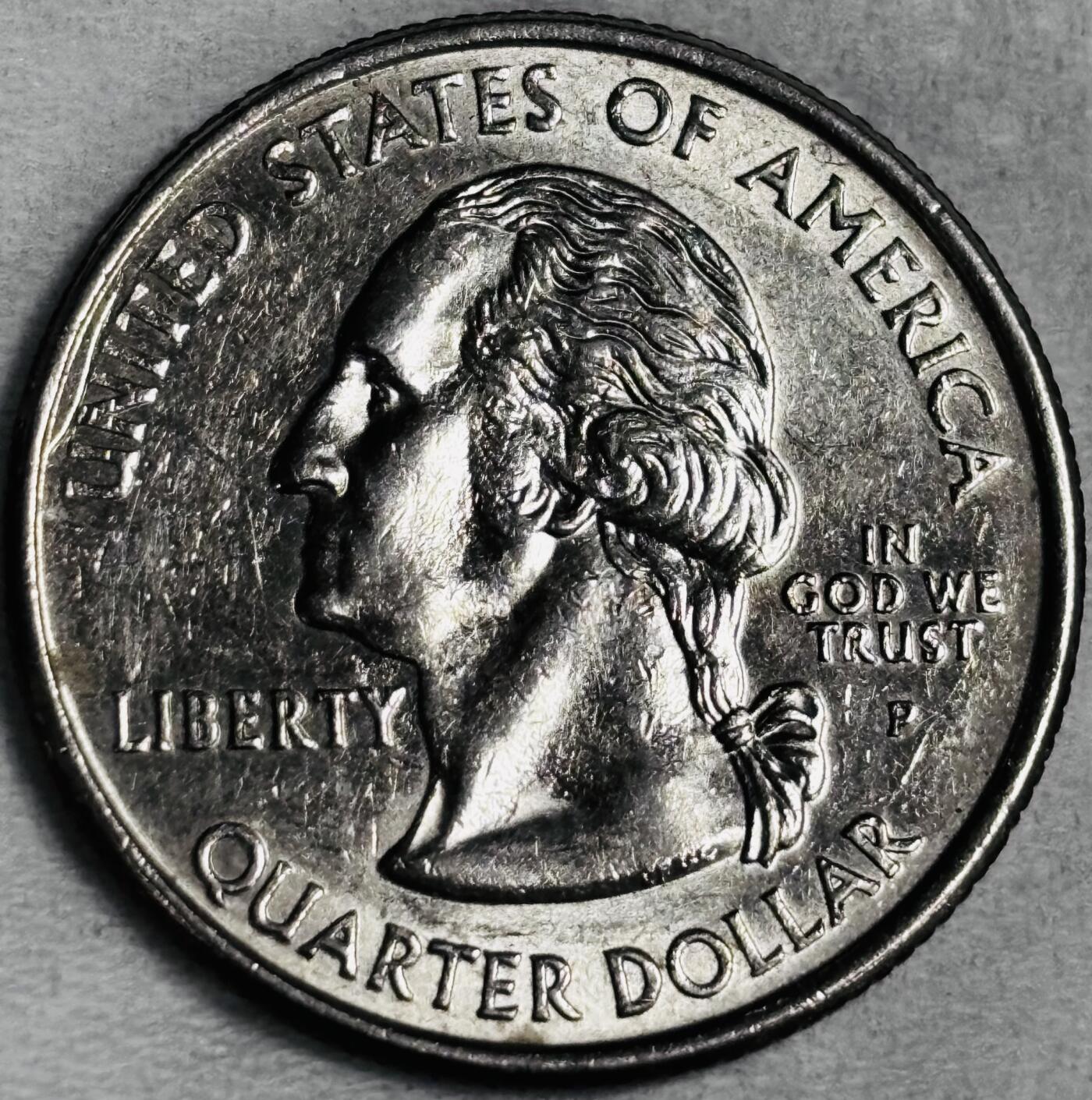 文馨钱币收藏第 286 场，圣诞节专场【 长期接收代拍品低至 0 佣金】 原光 2006年 25美分州纪念币 P 版科罗拉多州