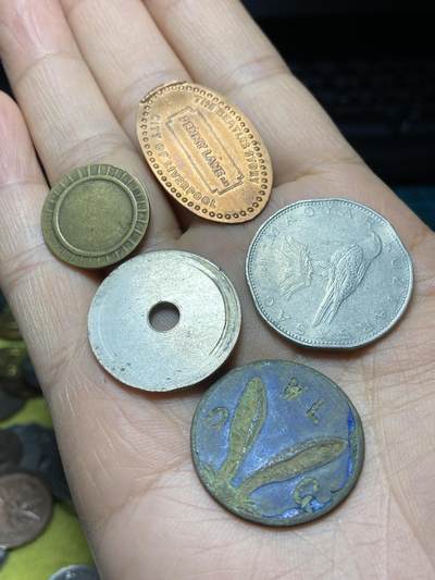 2025年第一百四十五场(总第一百七十一场）高品质英国一线回流散币年末特拍场第二场(免佣金) - 各类代币及差品币5枚