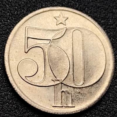 泉币菌-第152场-精品福利场 - 原光极美 捷克斯洛伐克 1979年 50赫勒镍币 20.88mm