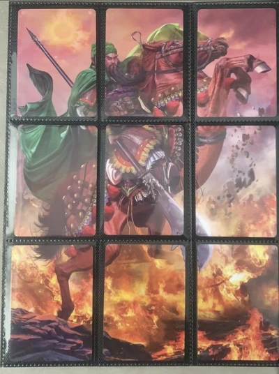 卡牌实验室开始第八次实验 - 【胡子怪兽】【拼图卡】燎原关羽