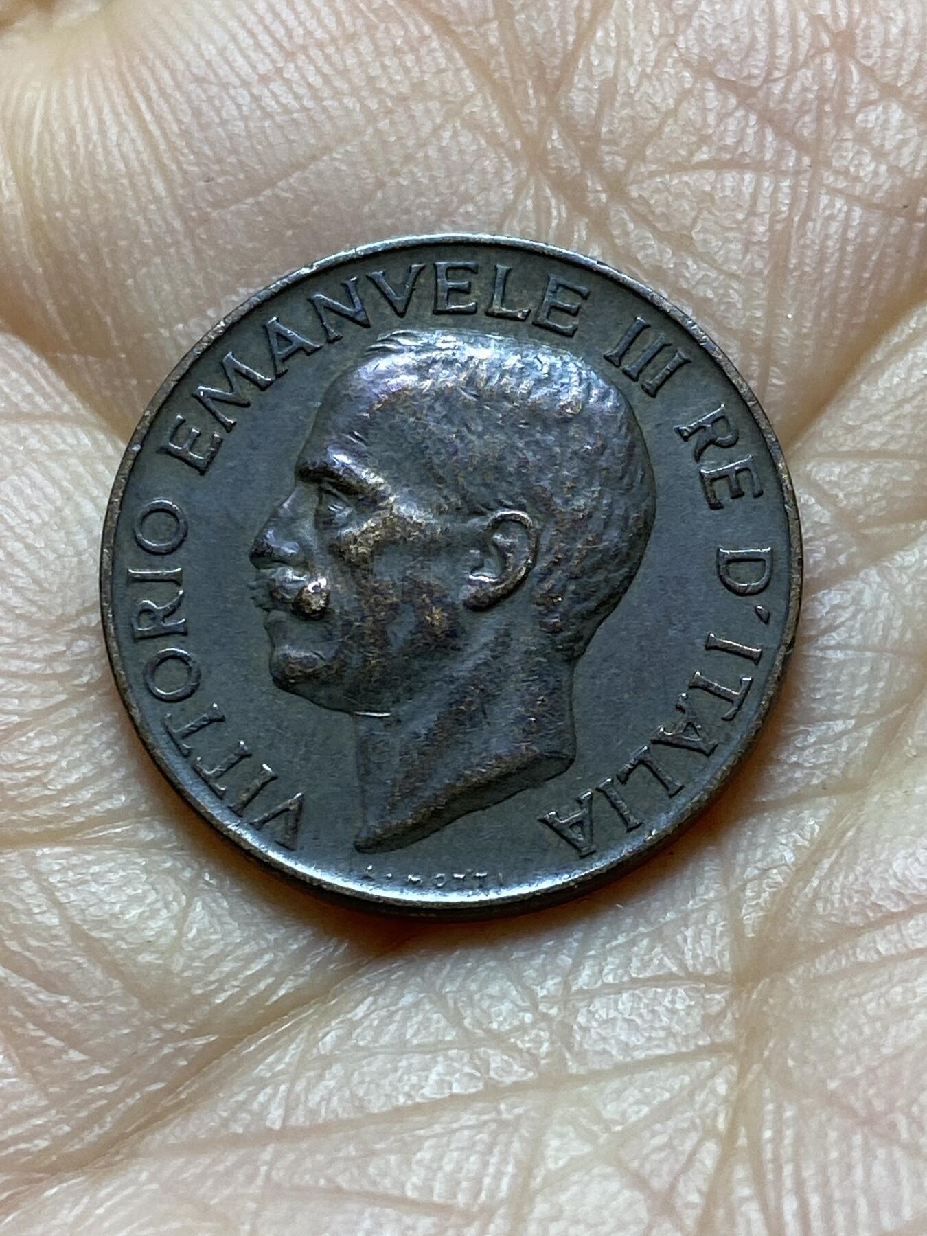 2025年第一百四十五场(总第一百七十一场）高品质英国一线回流散币年末特拍场第二场(免佣金) 深打好品–意大利王国1927年5分(维托里奥·埃马努埃莱三世第三套)