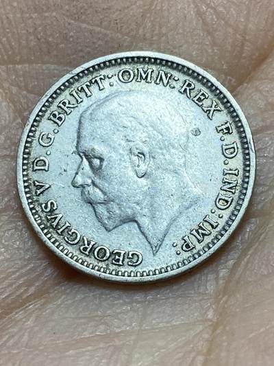 2025年第一百四十二场(总第一百六十八场）高品质英国一线回流散币年末特拍场第二场(免佣金) 英国🇬🇧1931年3便士银币(乔治五世第四版，500银)