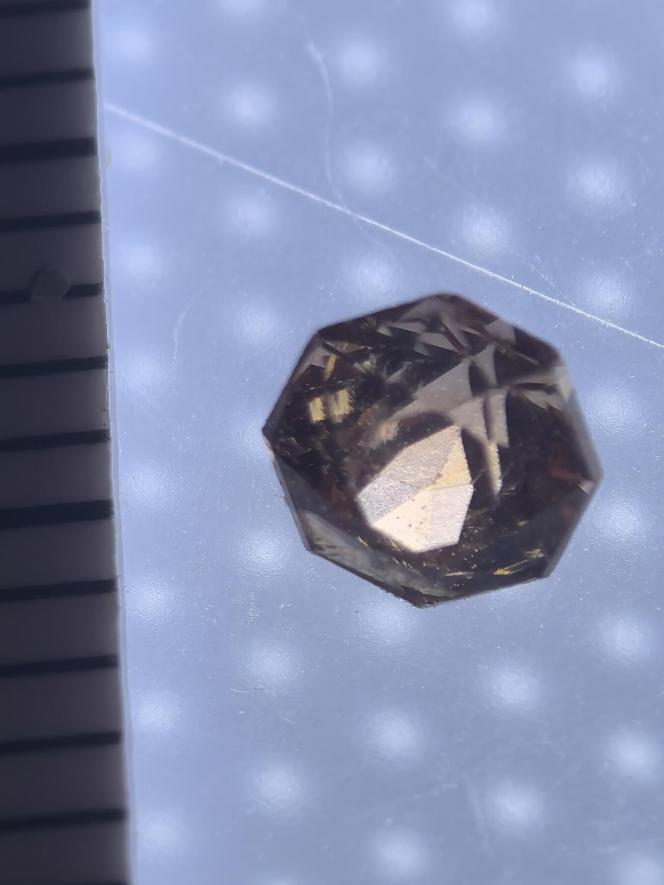 缅甸虫珀 宝石 化石专场 缅甸天然尖晶石切割戒面⑥分芬达色