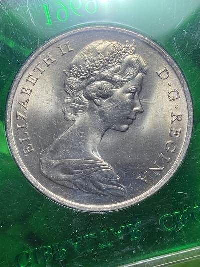 2025年第一百四十五场(总第一百七十一场）高品质英国一线回流散币年末特拍场第二场(免佣金) - 英属直布罗陀🇬🇮1969年1克朗