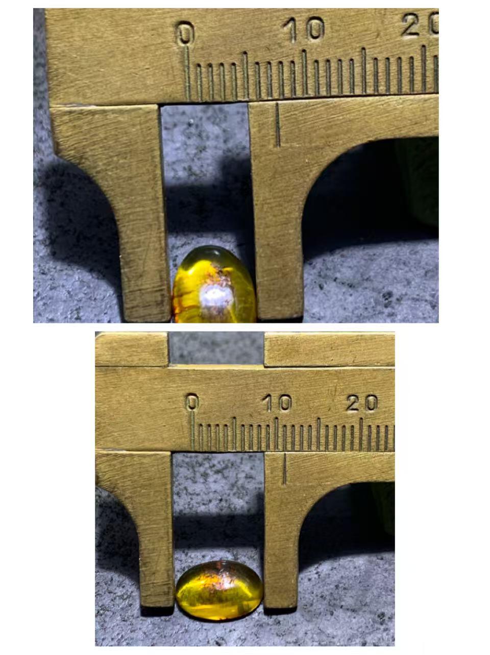 乌克兰花珀通货戒面一个