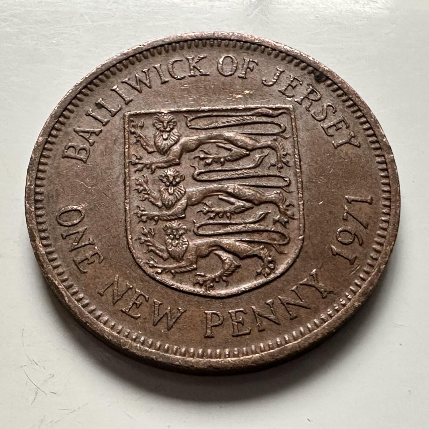 🌹外币初藏🌹🐯2025年第144场  每周二四六晚8️⃣点 接代拍 泽西岛1971年一便士