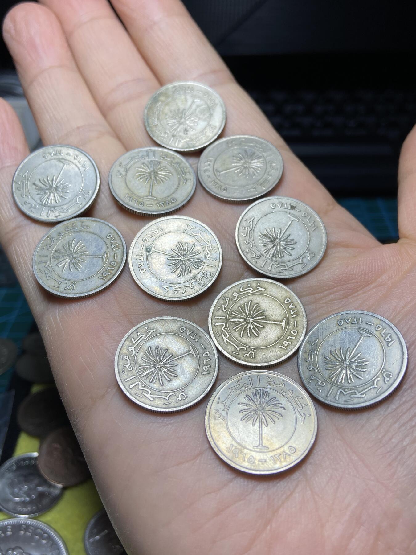 2025年第一百四十五场(总第一百七十一场）高品质英国一线回流散币年末特拍场第二场(免佣金) 巴林🇧🇭1965年50费尔11枚