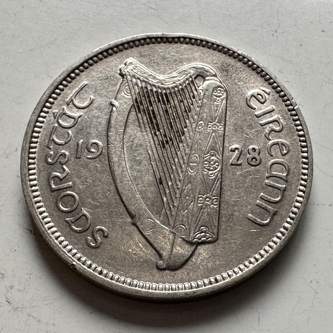 🌹外币初藏🌹🐯2025年第144场  每周二四六晚8️⃣点 接代拍 爱尔兰1928年6便士