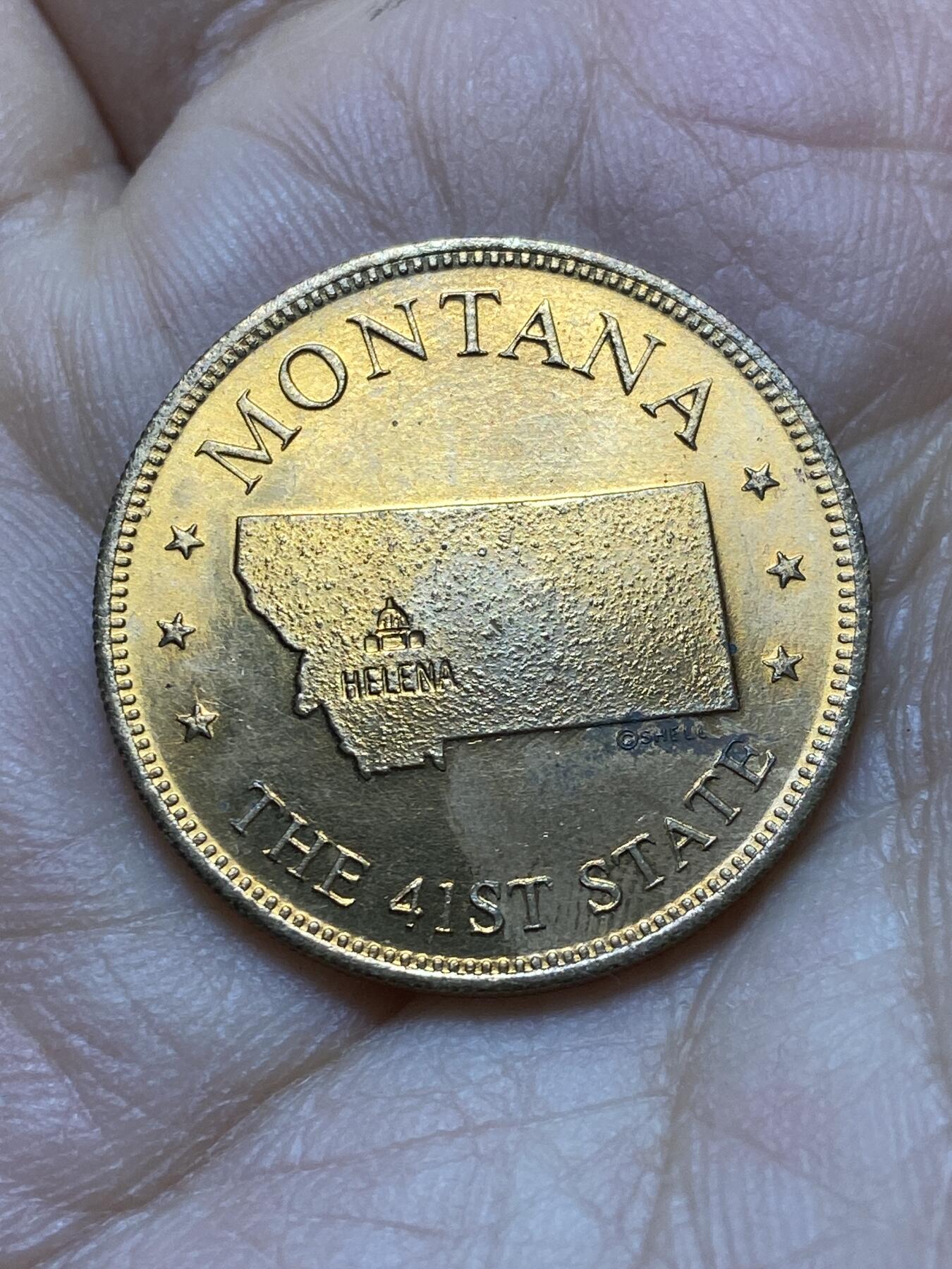 2025年第一百四十四场(总第一百七十场）品种丰富英国一线回流散币年末特拍场第一场(免佣金) 精美–美国🇺🇸纪念章(蒙大拿州纪念章州府海伦娜，第41个加入美利坚联邦的州)