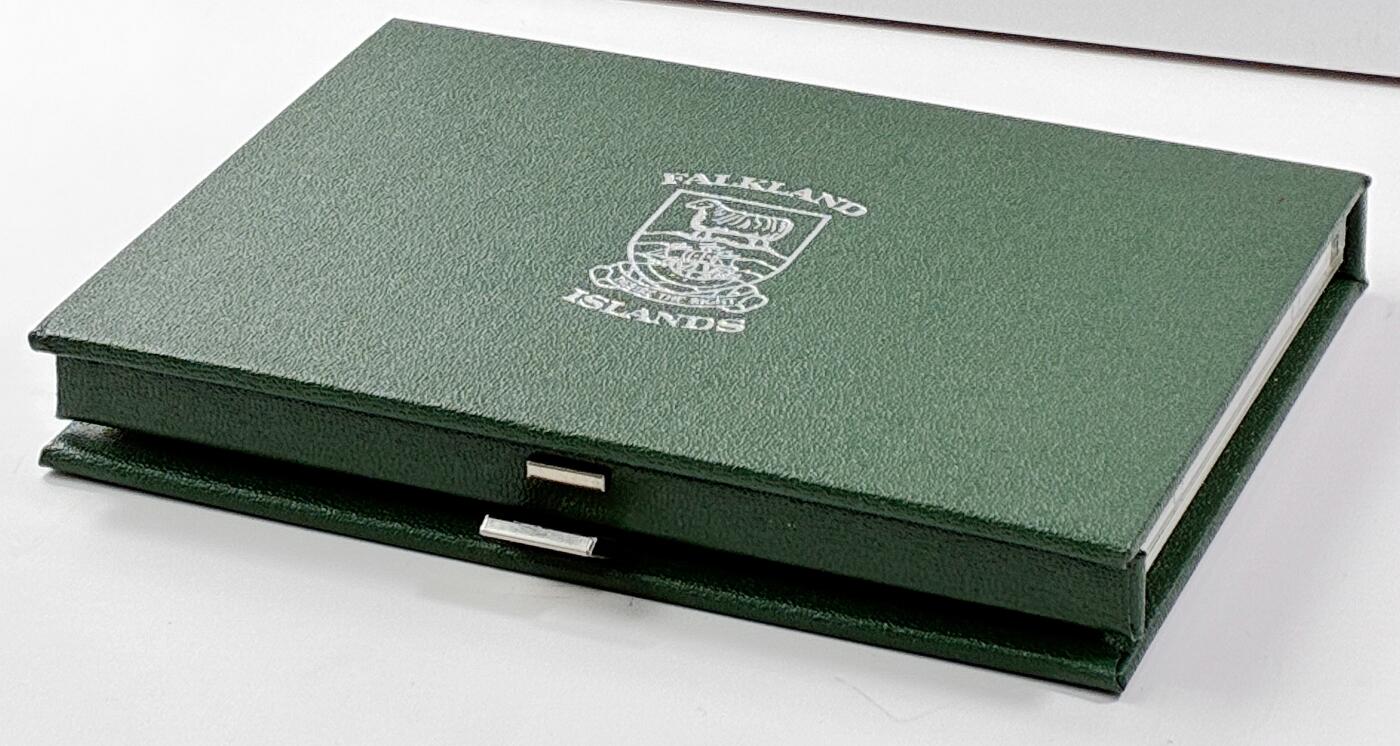 【雨安】【直播拍卖】【世界币章121期-裸币】2025-12-26 周五 19:30 保真 [现代套币] Falkland 福克兰群岛 套币 精制套币 1987年