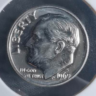 沼泽如烟--第943场 - 美国1969年十分精制币