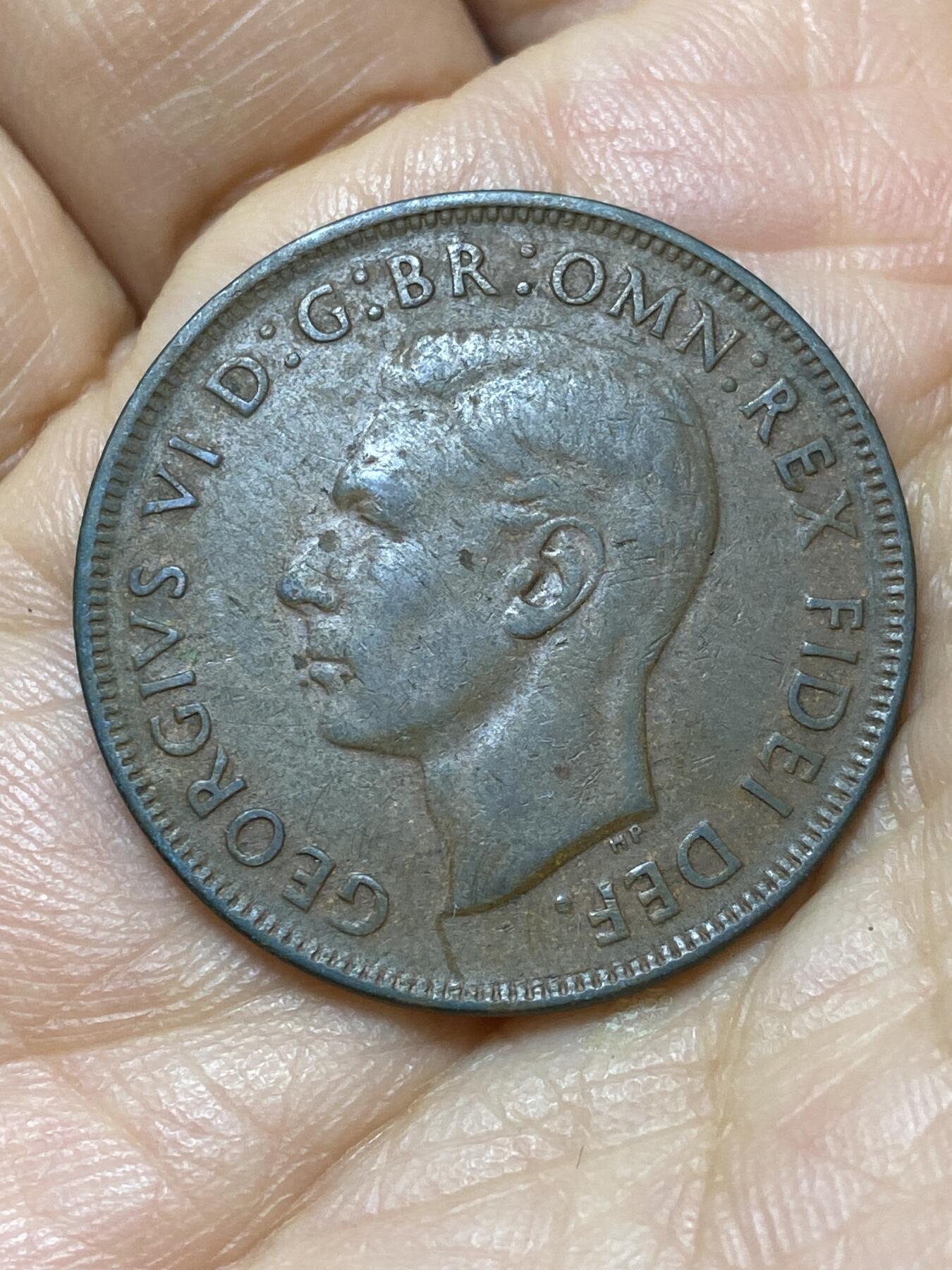 2025年第一百四十四场(总第一百七十场）品种丰富英国一线回流散币年末特拍场第一场(免佣金) 澳大利亚🇦🇺1950年1便士(乔治六世第二版，p版珀斯造)