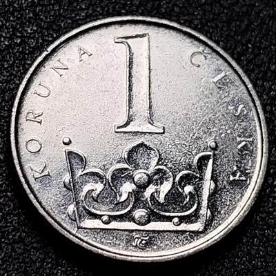 泉币菌-第153场-平安夜专场 - 捷克1克朗 双尾狮