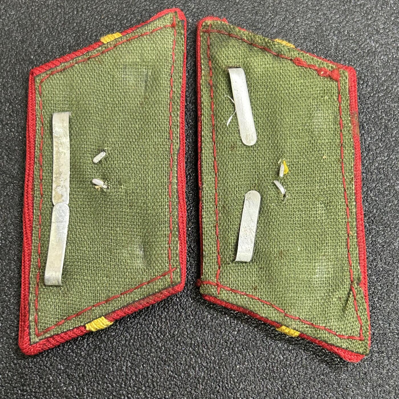 西秦中古拍卖第七十期 越南人民军陆军早期KN58式下士领章