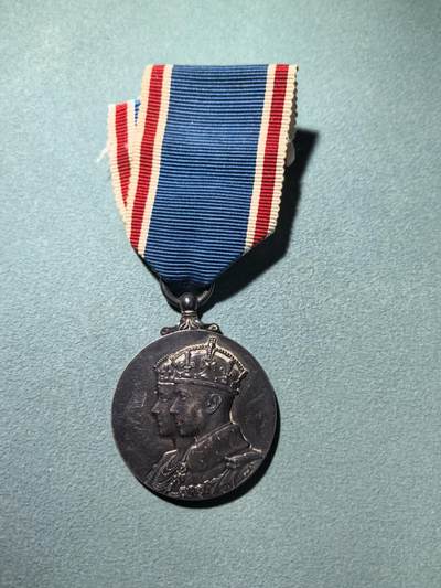 盛世勋华——号角文化勋章邮票专场拍卖第295期 - 1937年英国乔治六世国王加冕纪念章 银制