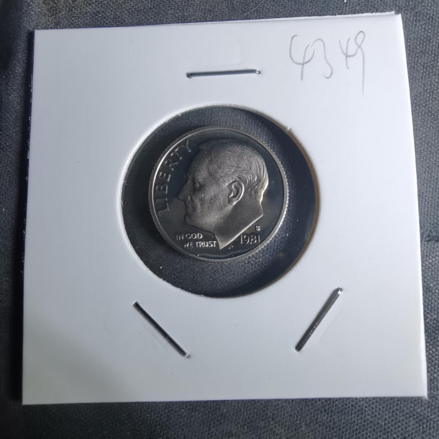 沼泽如烟--第943场 美国1981年十分精制币