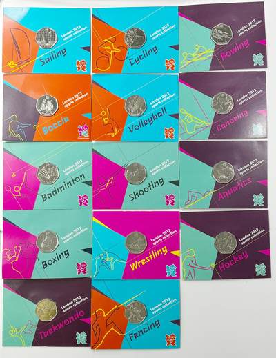 【雨安】【直播拍卖】【世界币章121期-裸币】2025-12-26 周五 19:30 保真 - [现代装帧] Great Britain 英国 装帧 2011年 50便士