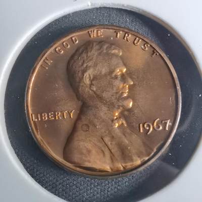 沼泽如烟--第943场 - 美国1967年一分精制币