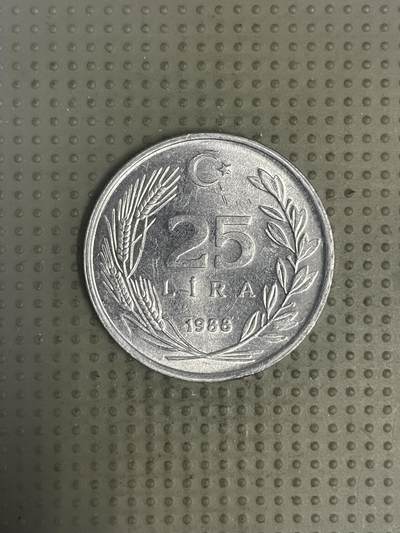 2025年第147场各国散币拍卖（总第147场） - 土耳其1988年25里拉