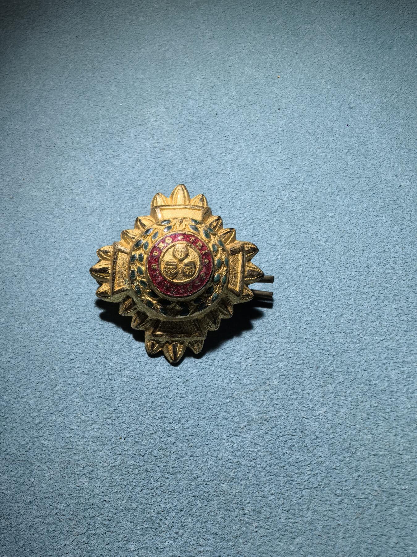 盛世勋华——号角文化勋章邮票专场拍卖第295期 英国陆军军官帽徽 铜质