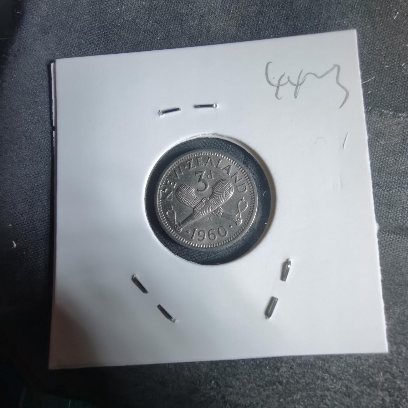 沼泽如烟--第944场 新西兰1960年3便士