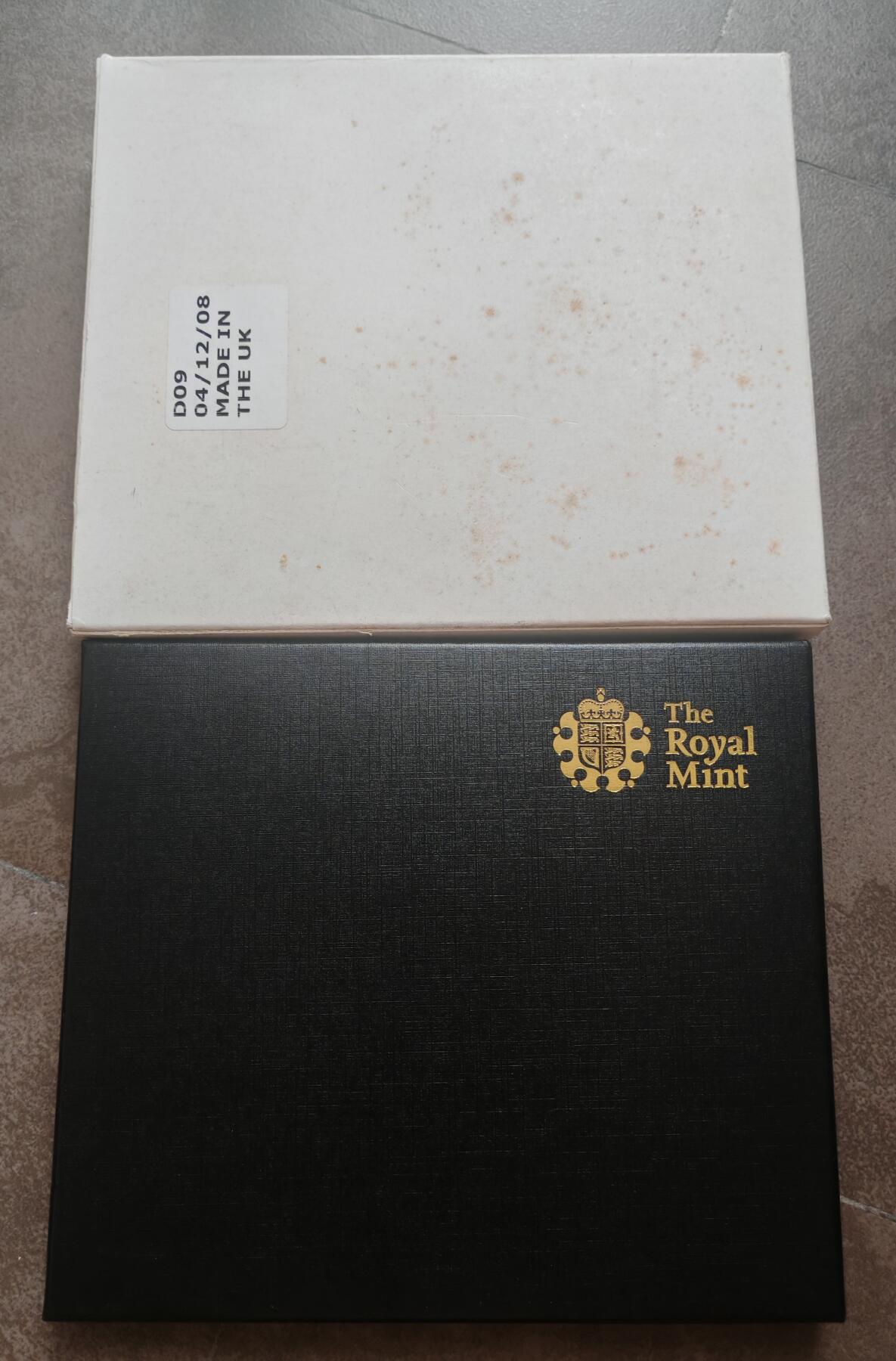 2009年英国精制套币 proof set  盒证全，含大热门邱园50便士