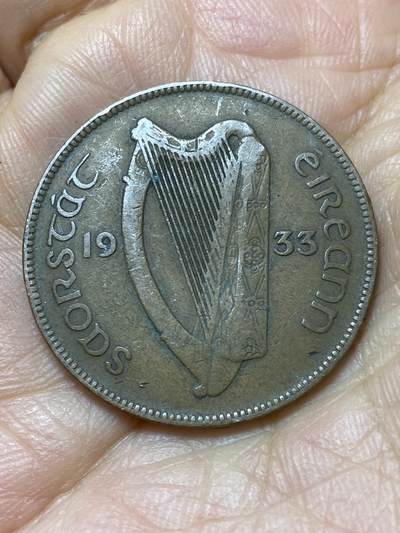 2025年第一百四十四场(总第一百七十场）品种丰富英国一线回流散币年末特拍场第一场(免佣金) - 稀少特年–爱尔兰1933年1便士(英辖自由邦时期)